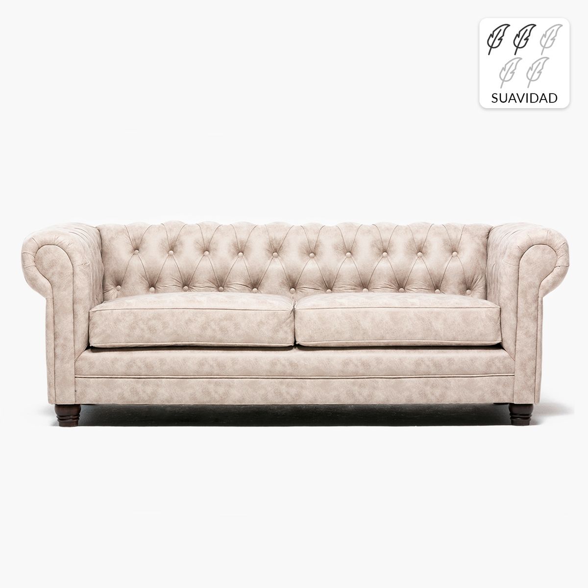 BARRA DESIGN - Sofá 3 Cuerpos Capitone New Skin Barra Design