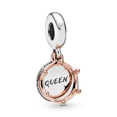 PANDORA - Charm Colgante Reina Y Corona Real Mujer