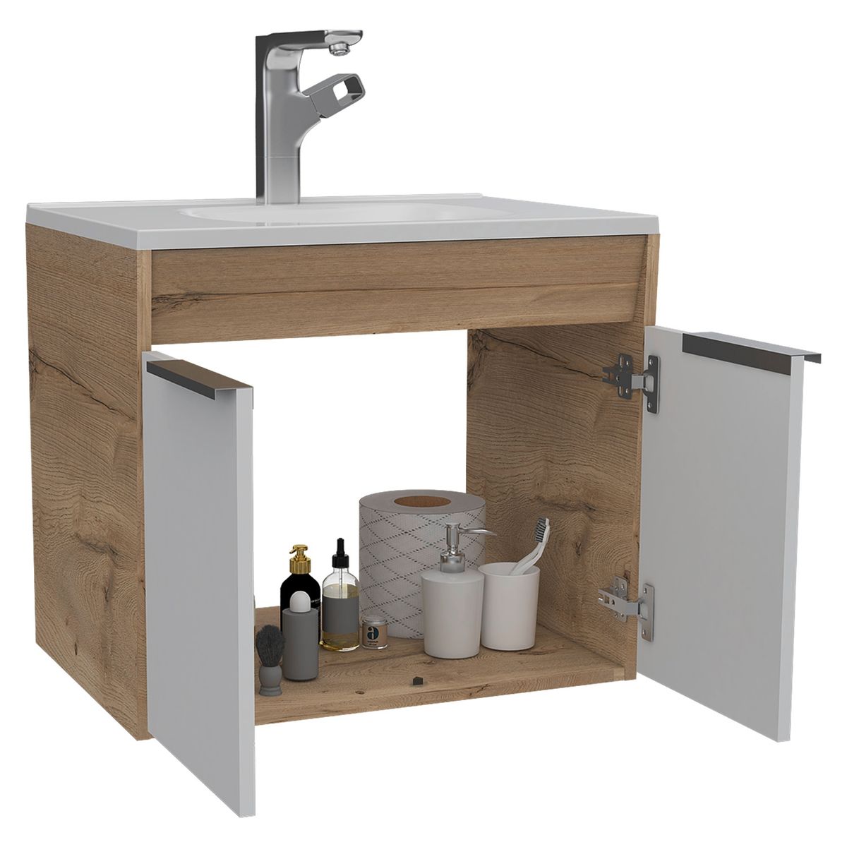 TUHOME - Mueble Lavamanos Carter 60F-Duna/B Tuhome