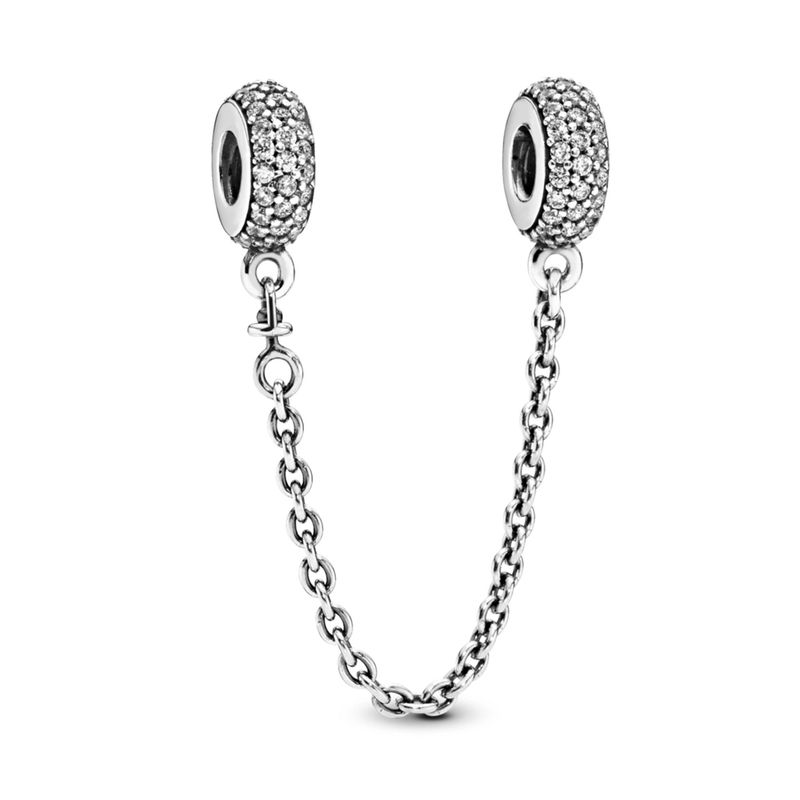 PANDORA - Cadena De Seguridad Inspiración Pavé Pandora Mujer Pandora