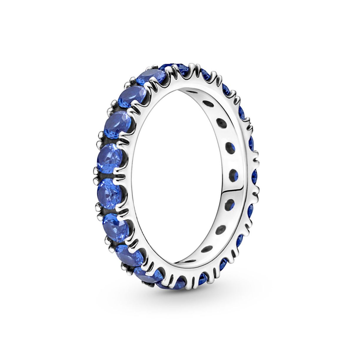 PANDORA - Anillo Eternity Brillante Azul Mujer Pandora