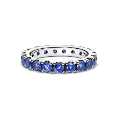 Imagen 2 del producto Anillo Eternity Brillante Azul Mujer