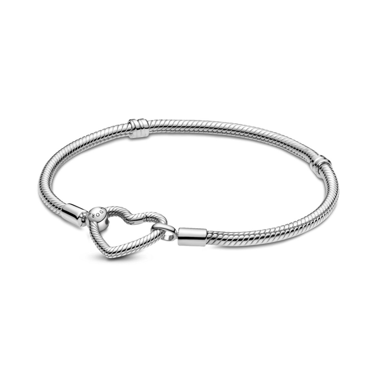 PANDORA - Pulsera Pand Moments Cadena Serpiente Hebilla Cora Mujer Pandora