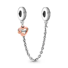 PANDORA - Cadena De Seguridad Y Corazón Famiiliar Mujer