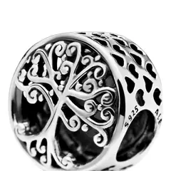 PANDORA - Charm En Plata De Ley Raíces Familiares Mujer