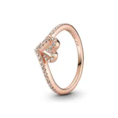 PANDORA - Anillo En Corazón Espumoso Brillante Mujer