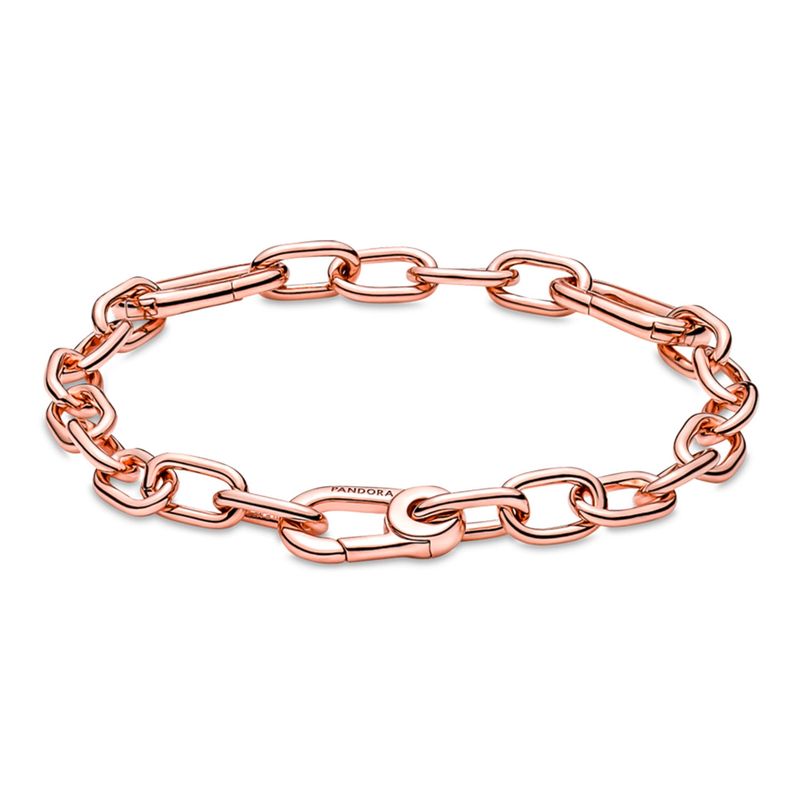 PANDORA - Pulsera De Cadena De Eslabones Link Pequeños Pando Mujer Pandora