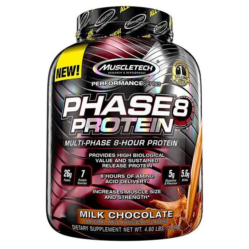 MUSCLETECH - Proteina Phase 8 4,6 Lbs Vainilla
