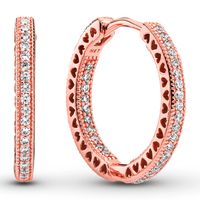 Aretes De Aro Corazones De Mujer