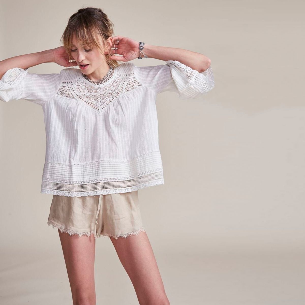 BENDITO PIE - Short Lino Loly