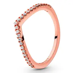 PANDORA - Anillo Rose Deseo Clásico Resplandeciente Mujer