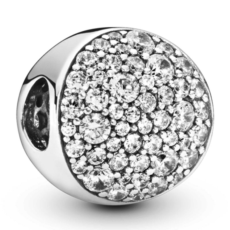PANDORA - Charm En Plata De Ley Esfera En Pavé Mujer Pandora