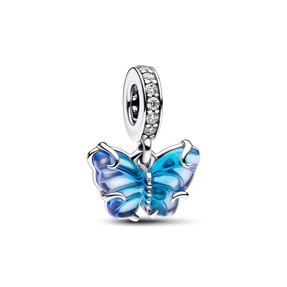 PANDORA - Charm Colgante De Cristal De Murano Mariposa Pandora Mujer Pandora