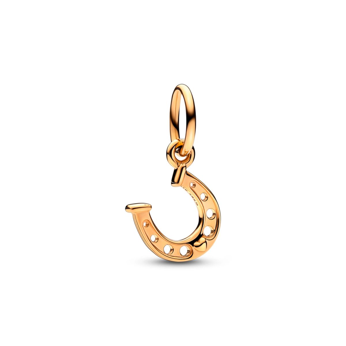 PANDORA - Charm Colgante Herradura De La Suerte Oro Mujer Pandora