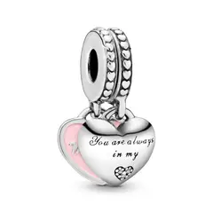 PANDORA - Charm Colgante Corazones Madre E Hija Mujer