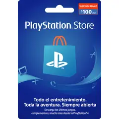 PLAYSTATION - Tarjeta 100US Gift Card