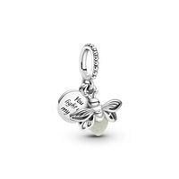Charm Colgante Luciérnaga Brillante Mujer