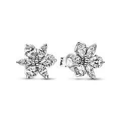 PANDORA - Aros De Botón Herbario Brillante Mujer
