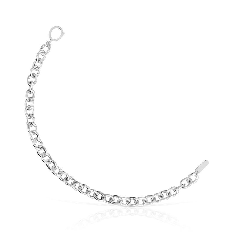 TOUS - Pulsera Anillas Oval Plata Mujer Tous