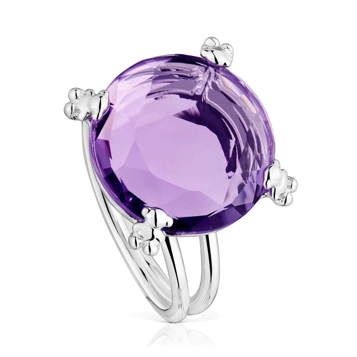 TOUS Anillo De Plata Y Amatista Color Pills | Falabella Chile