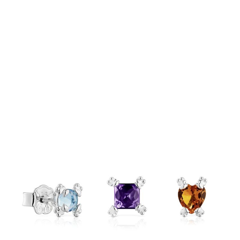 TOUS - Aro Pack 3 Color Pils Plata Mujer Tous