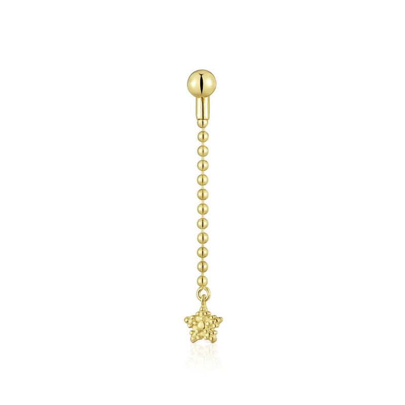 TOUS - Aro 1/2 Tgrain Bañado En Oro Mujer Tous