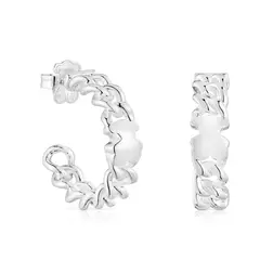 TOUS - Aro Bold Motif Plata Mujer