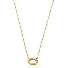 TOUS - Gargantilla Hold Oval Bañado En Oro Mujer