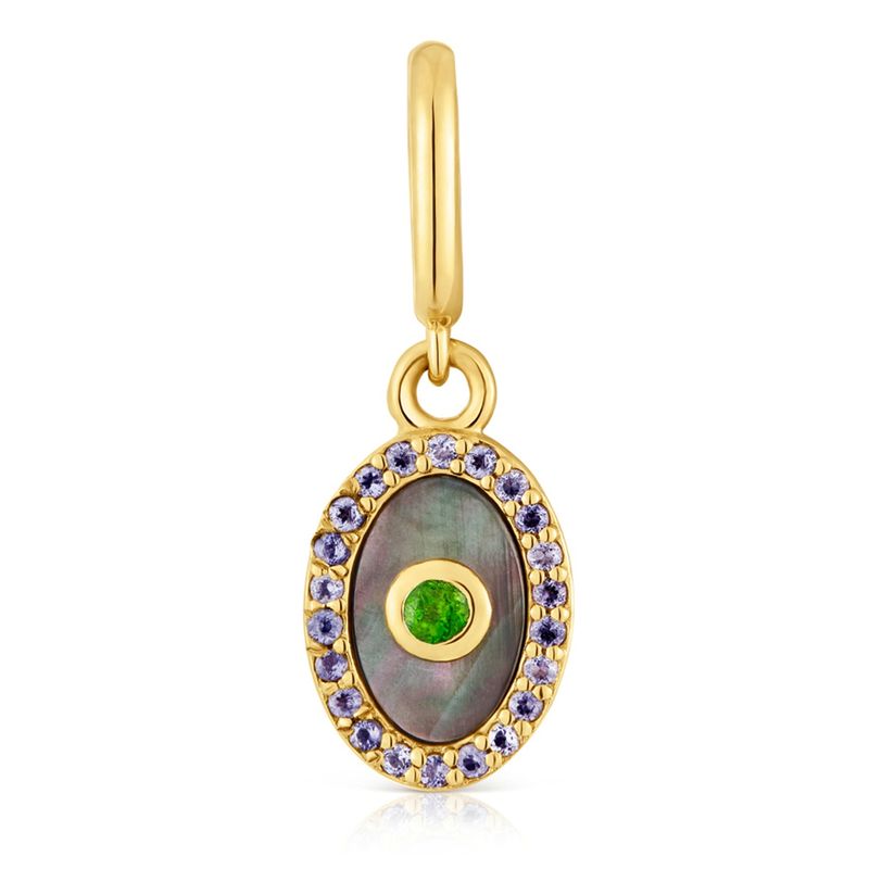 TOUS - Colgante Oval Bañado En Oro Mujer Tous