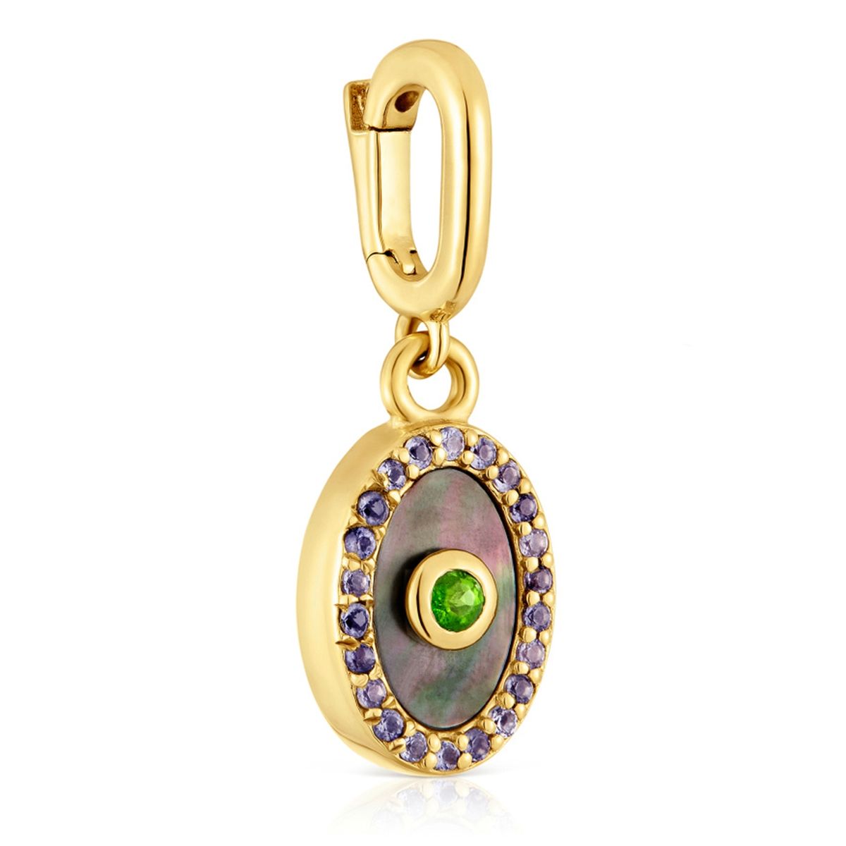 TOUS - Colgante Oval Bañado En Oro Mujer Tous
