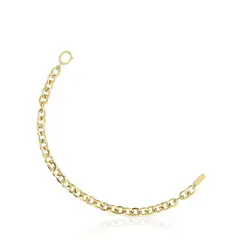 TOUS - Pulsera Anillas Oval Bañado En Oro Mujer