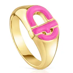 TOUS - Anillo Manifesto Bañado en Oro Mujer