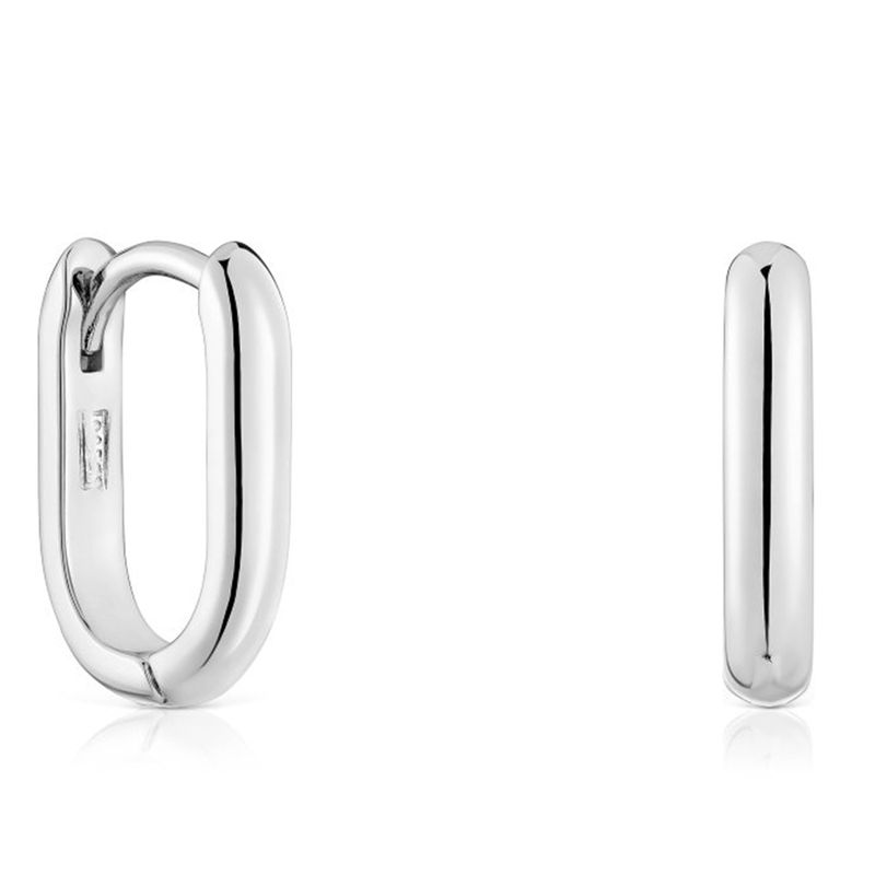 TOUS - Aro Oval Plata Mujer Tous