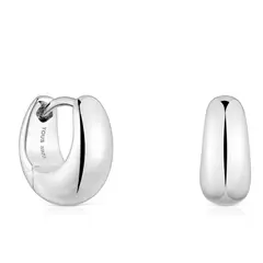 TOUS - Aro Liso Degradee Plata Mujer