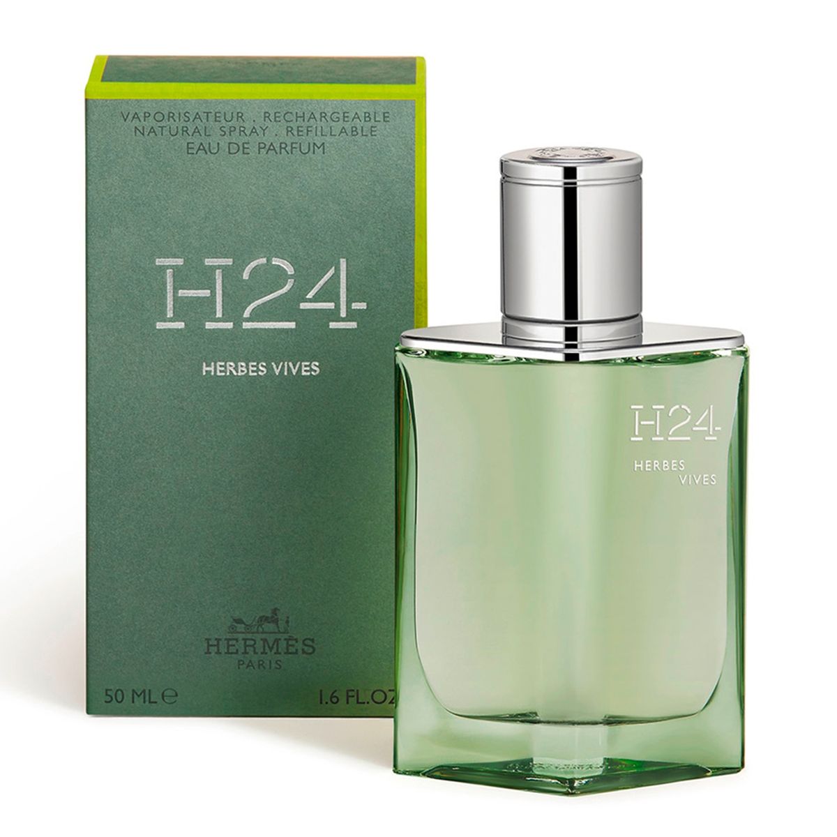 HERMES - Perfume Hombre H24 Herbes Vives Eau de Parfum 50 ml Hermès