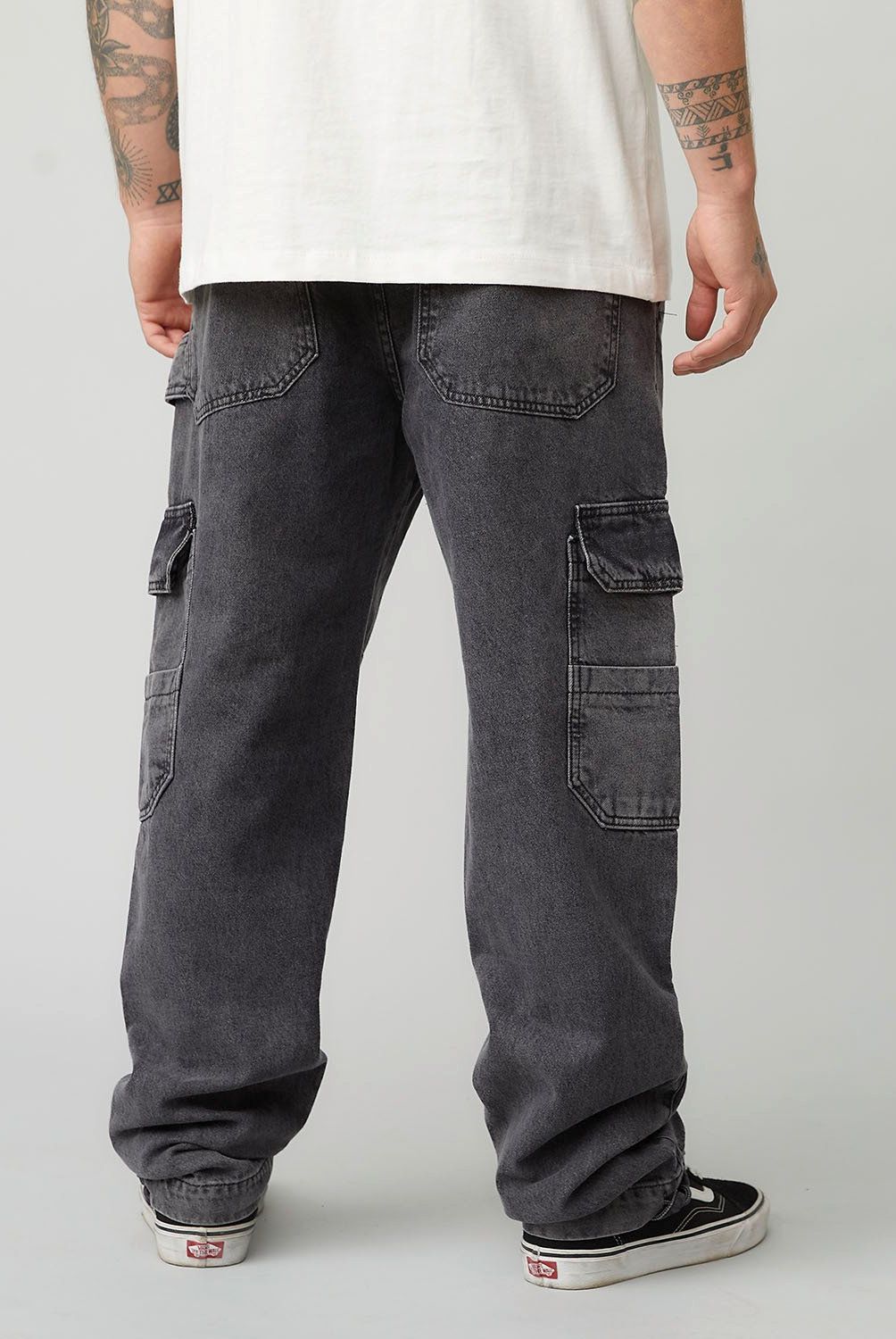 AMERICANINO - Jeans Cargo Americanino Multipocket Hombre Algodón