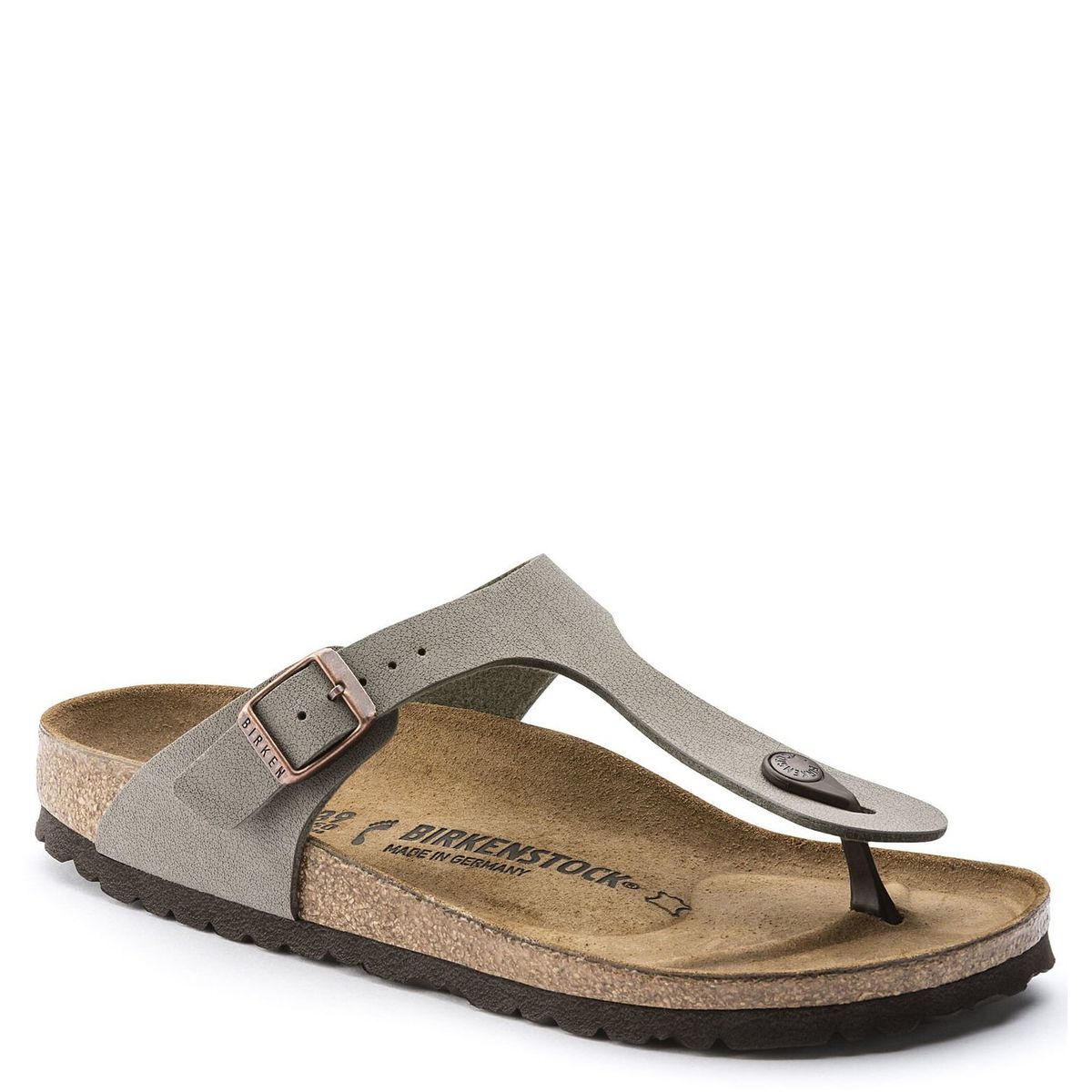BIRKENSTOCK - Sandalia Mujer Gizeh Bf Nubuck Stone