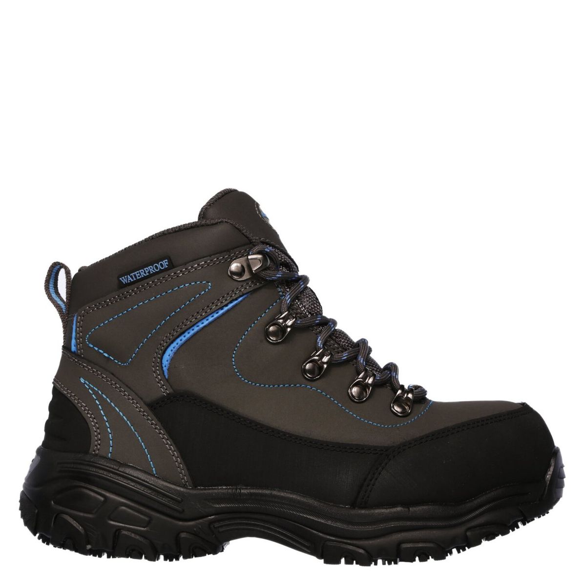 SKECHERS WORK - Zapato de Seguridad Mujer Dlite Amasa Gris