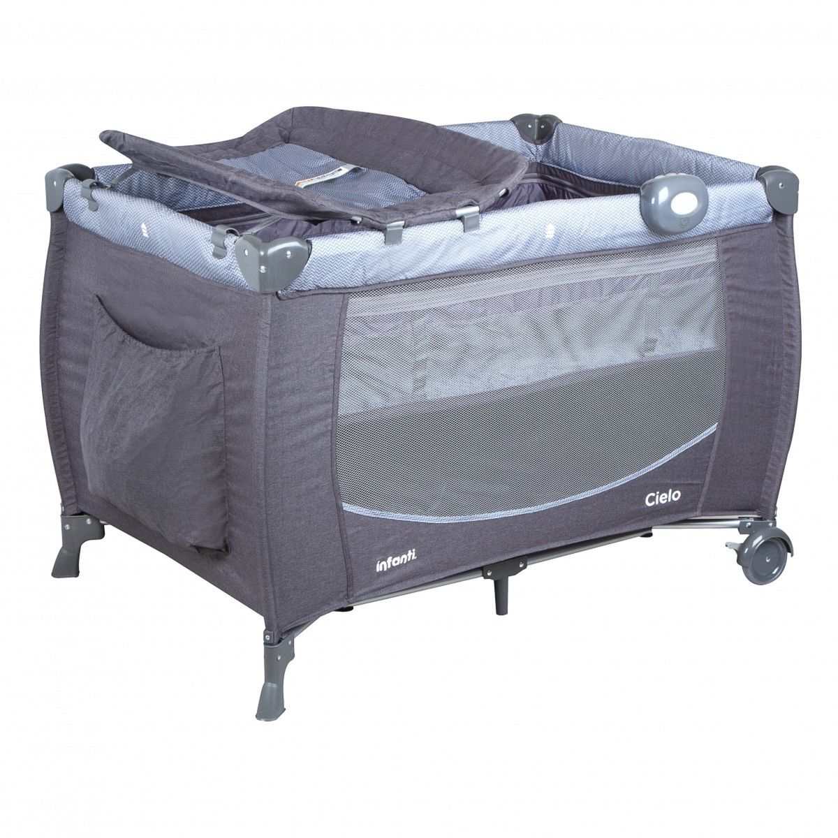 INFANTI - Infanti Cuna Playard Cielo Gris Dots