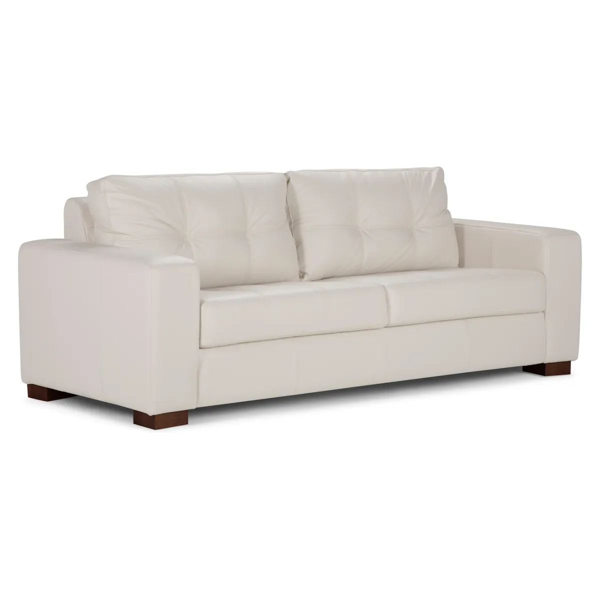 ROSEN - Sofá 3 Cuerpos Cuero Salerno Rosen