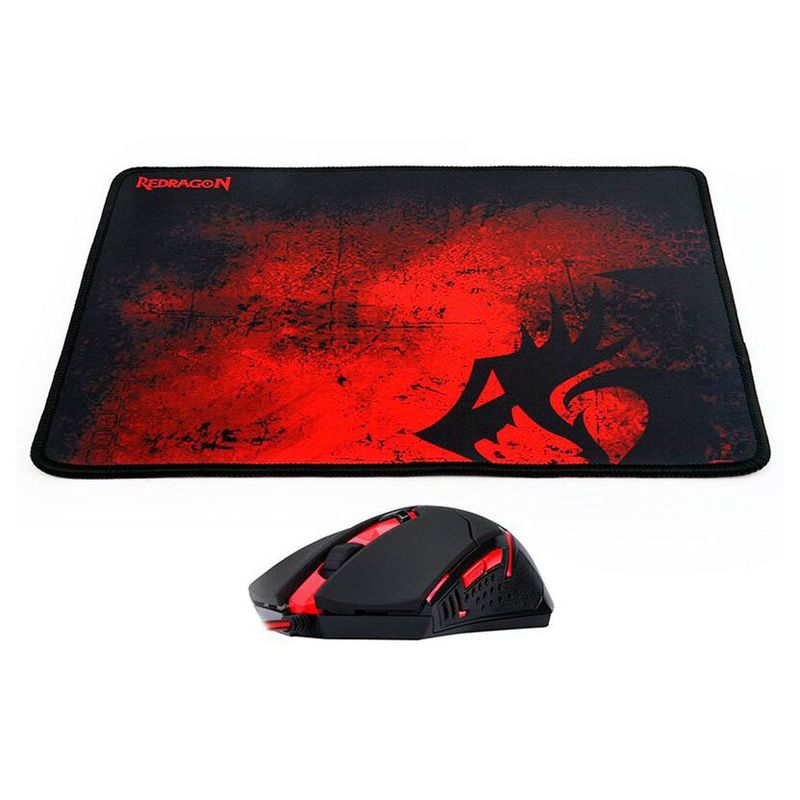 REDRAGON - Combo Mouse   Mousepad Red Dragon M601WlP016