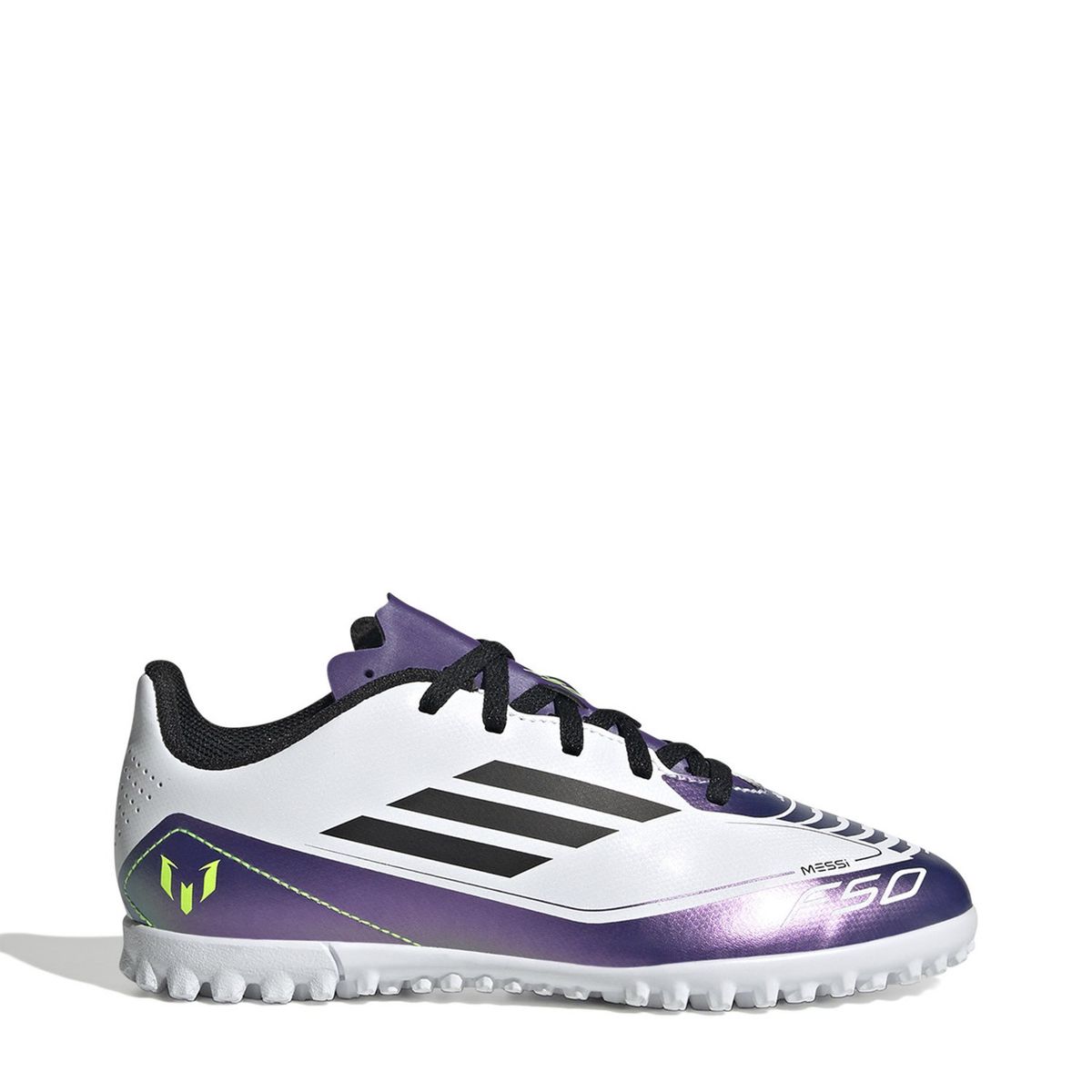 ADIDAS - F50 Club Tf J Messi Zapatilla Fútbol Niño Blanco Adidas