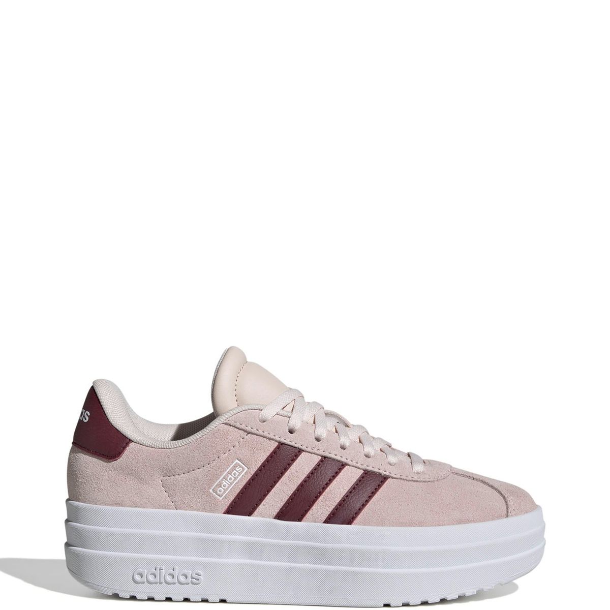 ADIDAS - Vl Court Bold Zapatilla Deportiva Niña  Rosado (35.5 a 38.5) Adidas