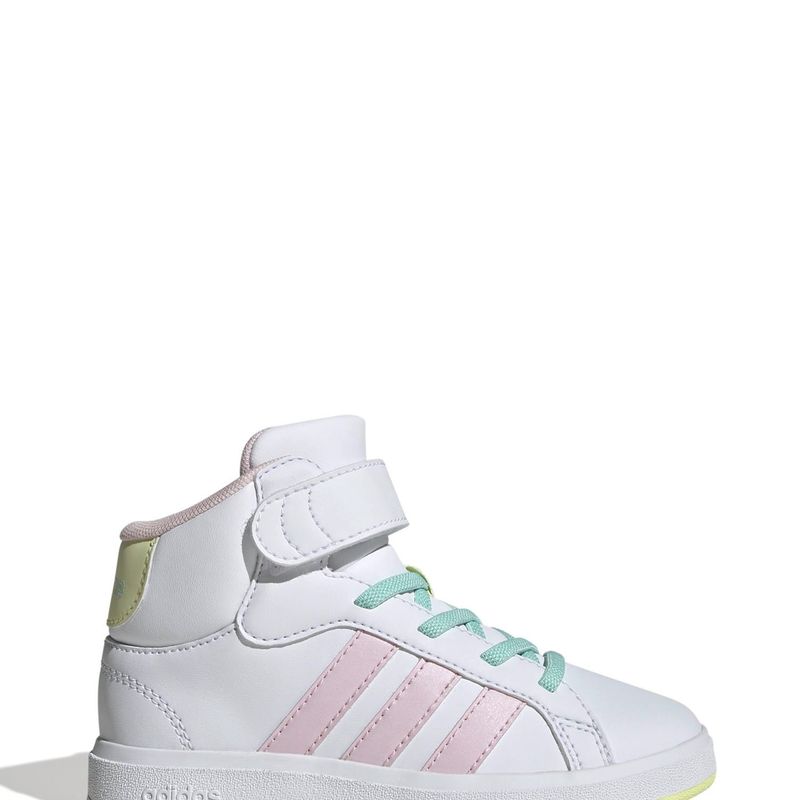 ADIDAS - Grand Court Mid Zapatilla Deportiva Infantil Unisex  Blanco Adidas