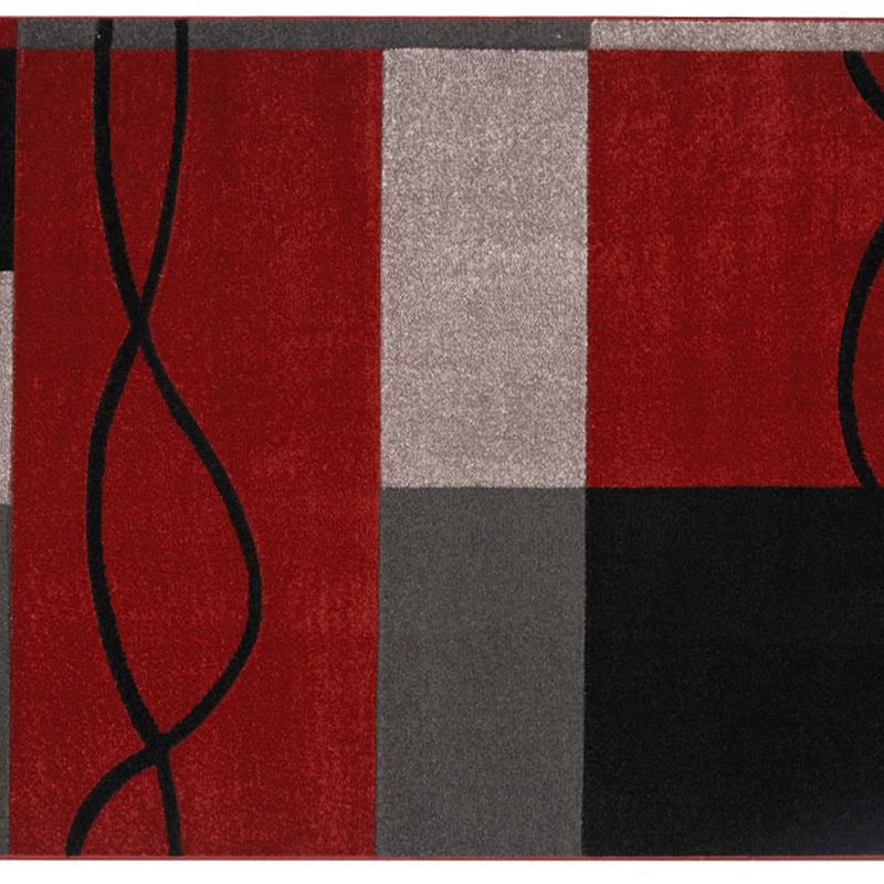 IDETEX - Alfombra Frize Carved D5 133 X 180 Red Idetex