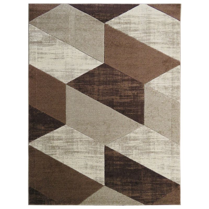 IDETEX - Alfombra Carved Florida D4 133X180 Cm Brown Idetex