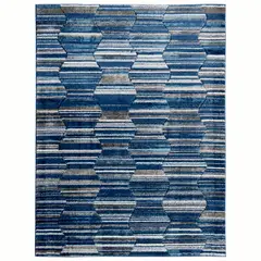 IDETEX - Alfombra Carved Florida D5 133x180 Cm Blue