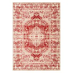 IDETEX - Alfombra Vintage Sun Red