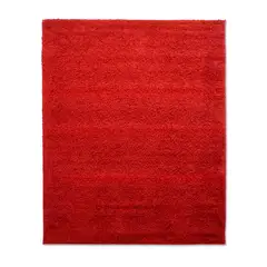 IDETEX - Alfombra Shaggy Lisa 050X100 Cm Rojo