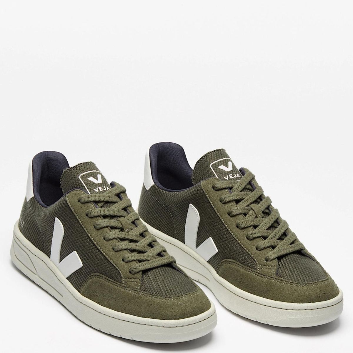 VEJA - V-12 Zapatilla Urbana Mujer Verde Veja